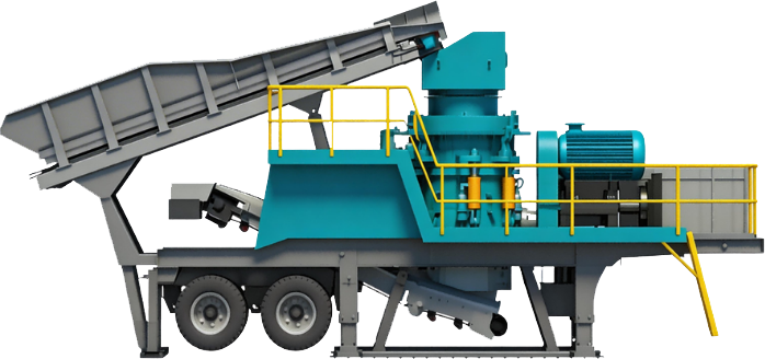 Cone crusher mobile plant
