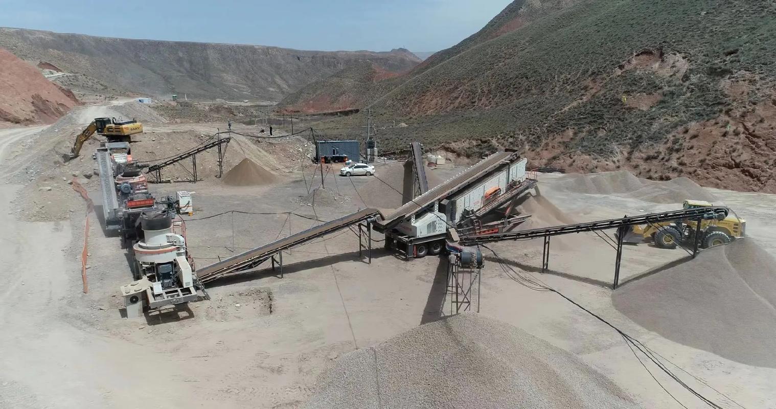 Temporary contract crushing operation