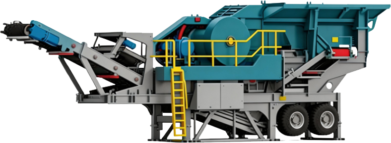 SUNREX mobile crushing plant