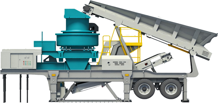 Mobile sand making plant