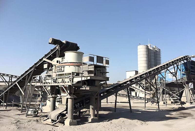 VSI sand maker fixed installation site
